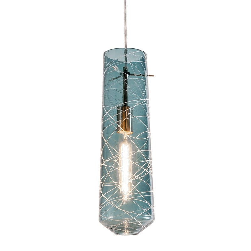 AFX Lighting - SPP05MBSNSB - One Light Pendant - Spun - Satin Nickel