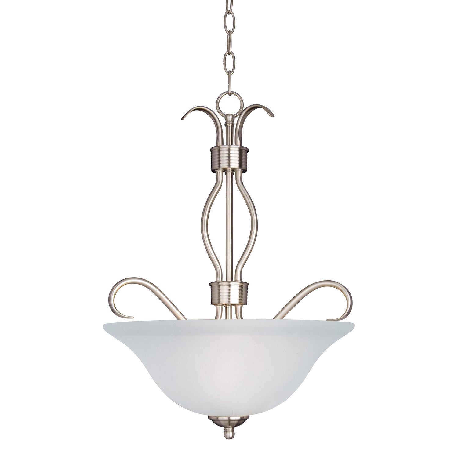 Maxim - 10121FTSN - Three Light Pendant - Basix - Satin Nickel