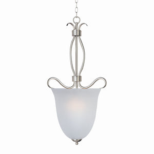 Maxim - 10131FTSN - Four Light Entry Foyer Pendant - Basix - Satin Nickel