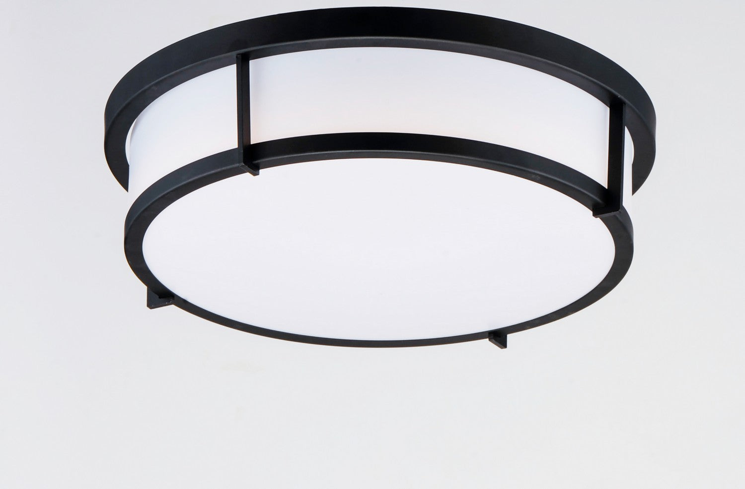 Maxim - 10272WTBK - Two Light Flush Mount - Rogue E26 - Black