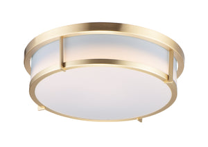 Maxim - 10272WTSBR - Two Light Flush Mount - Rogue E26 - Satin Brass