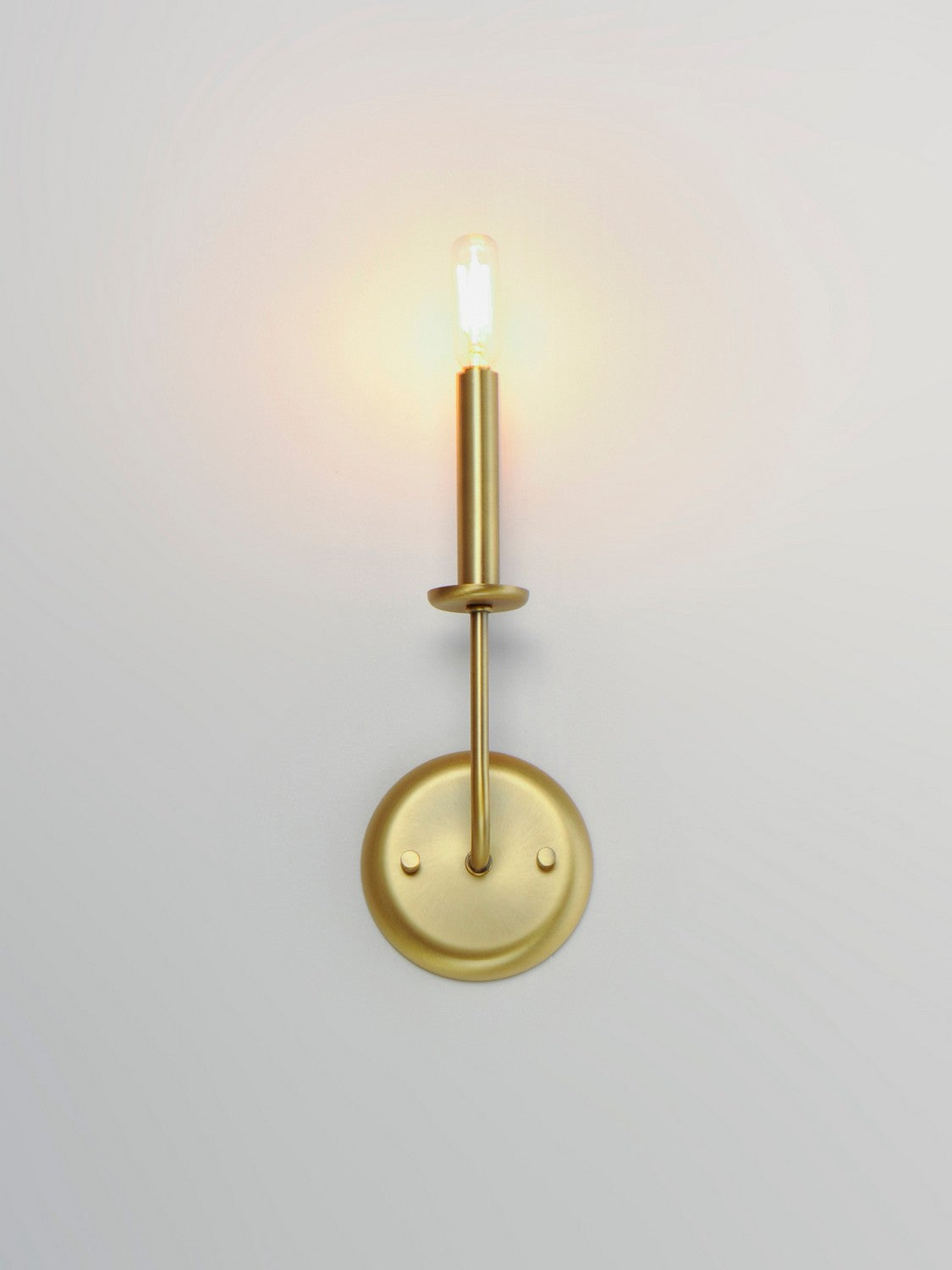 Maxim - 10321SBR - One Light Wall Sconce - Wesley - Satin Brass