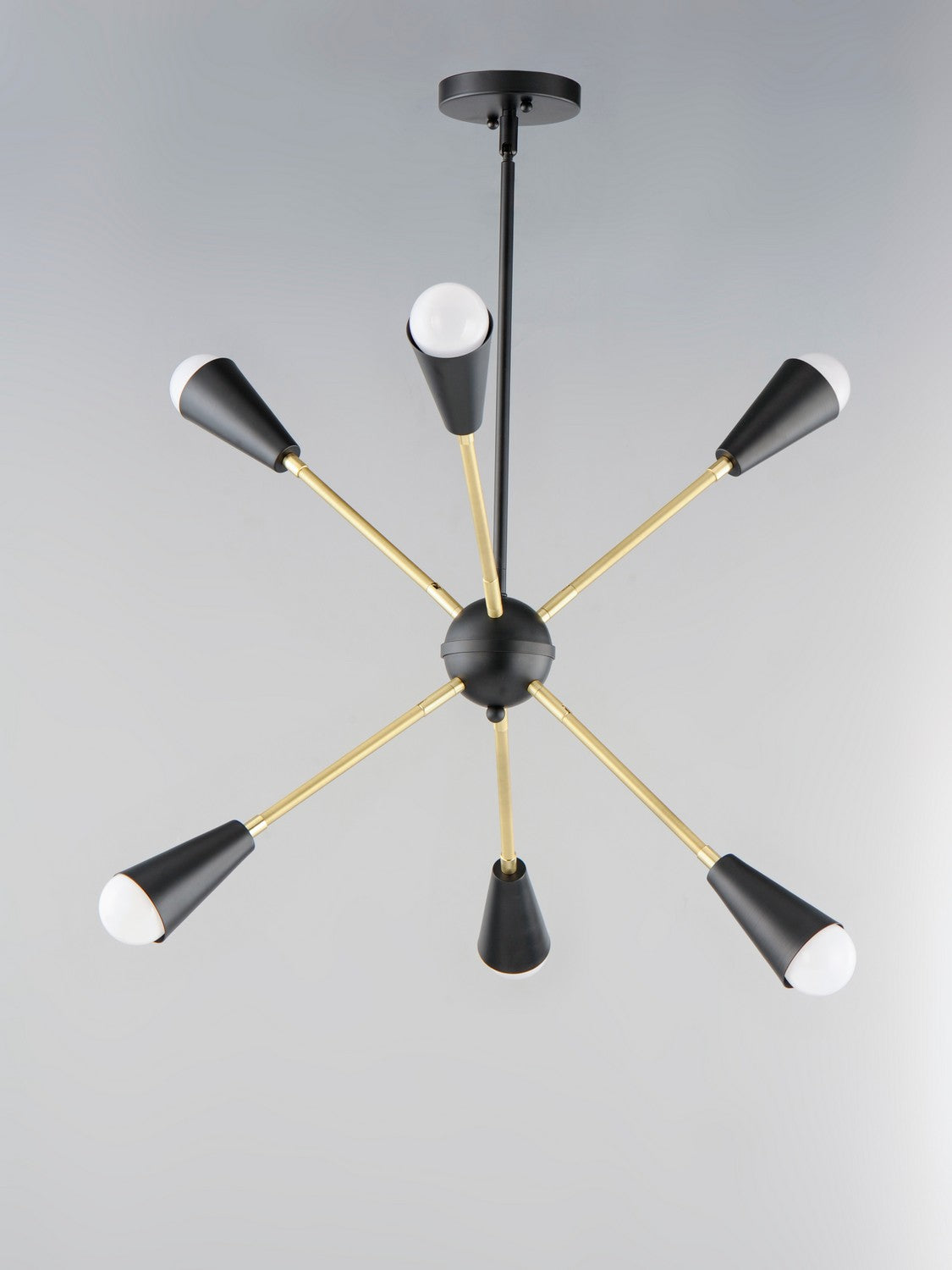 Maxim - 11266BKSBR/BUL - LED Pendant - Lovell - Black / Satin Brass