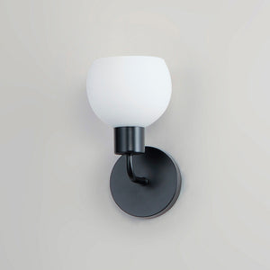 Maxim - 11271SWBK - One Light Wall Sconce - Coraline - Black