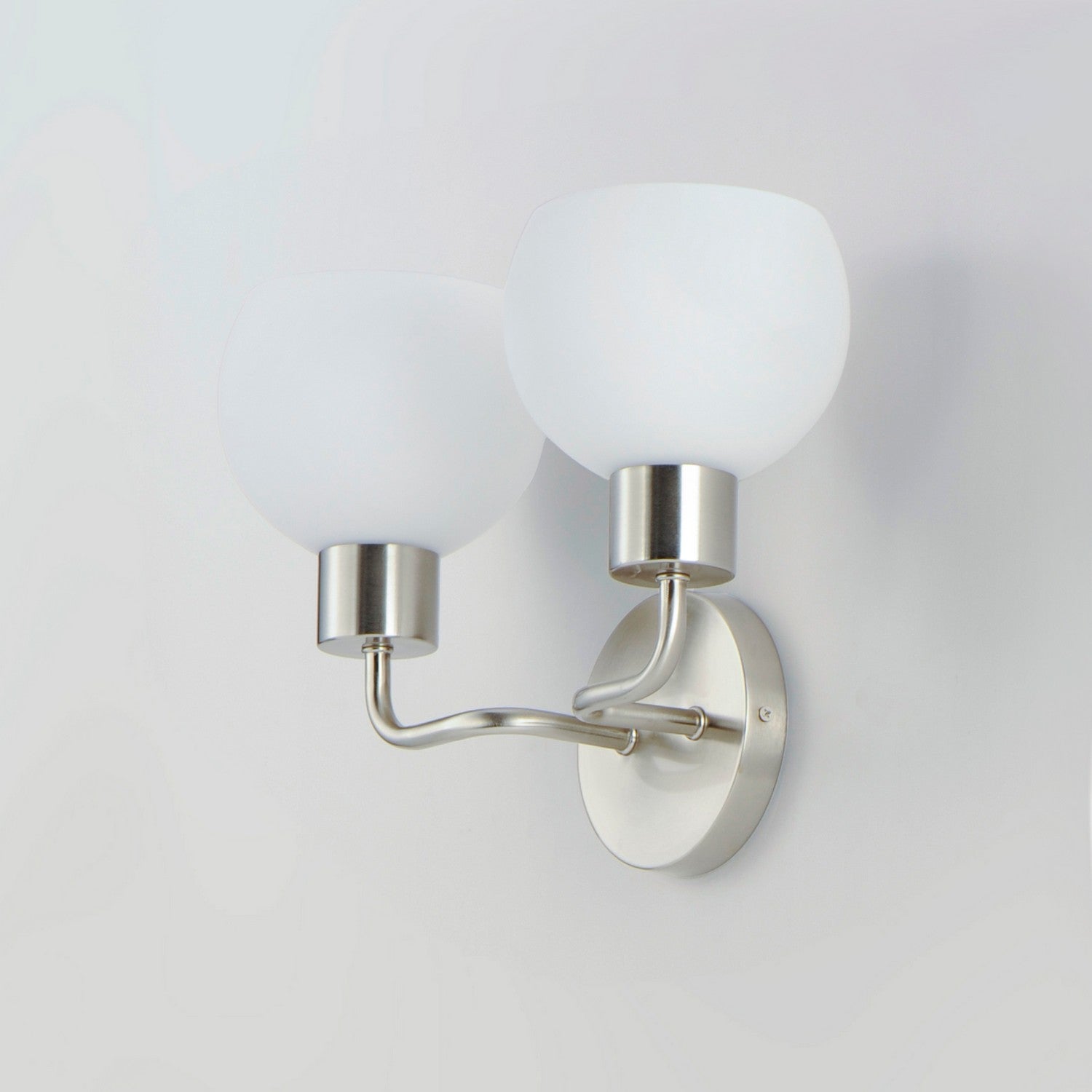 Maxim - 11272SWSN - Two Light Wall Sconce - Coraline - Satin Nickel