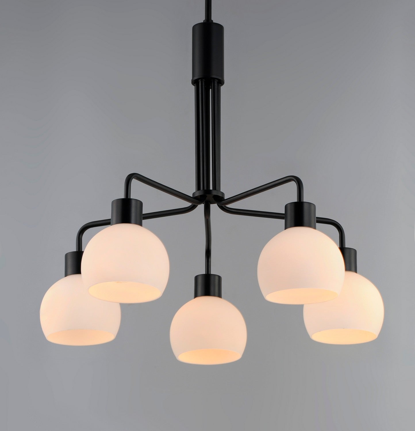 Maxim - 11277SWBK - Five Light Chandelier - Coraline - Black