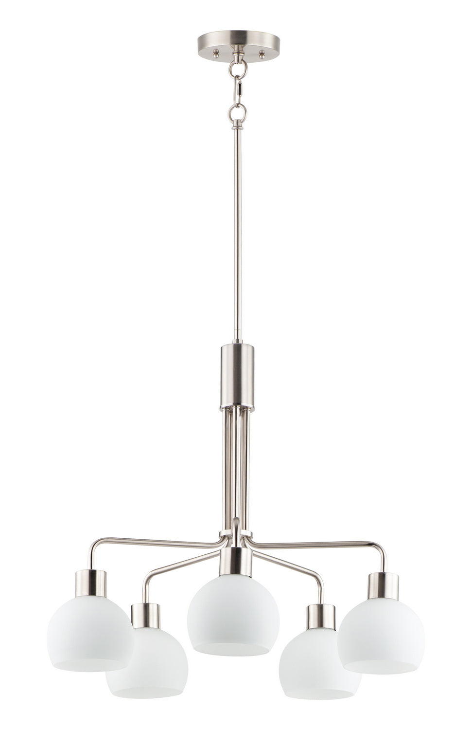 Maxim - 11277SWSN - Five Light Chandelier - Coraline - Satin Nickel