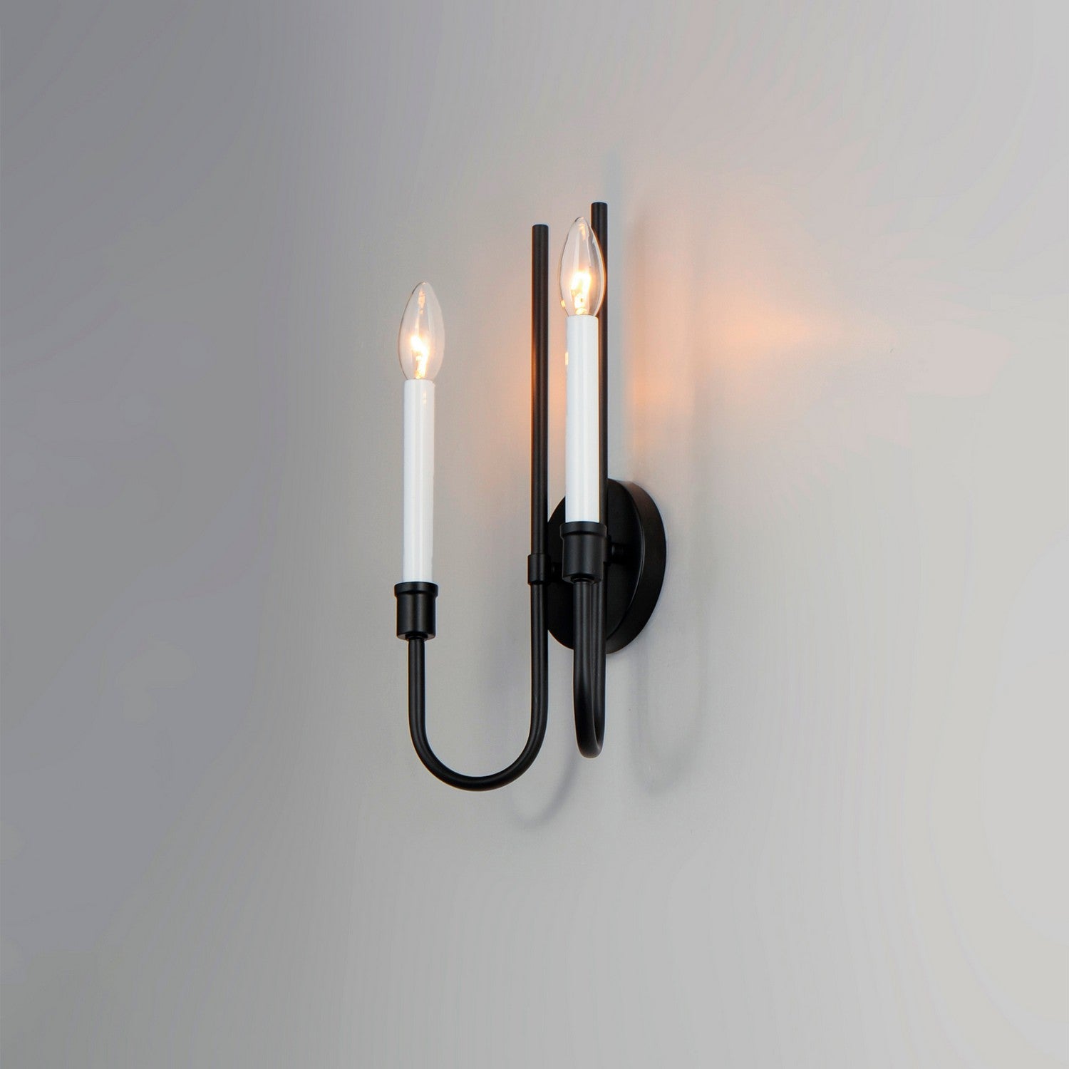 Maxim - 11282BK - Two Light Wall Sconce - Tux - Black