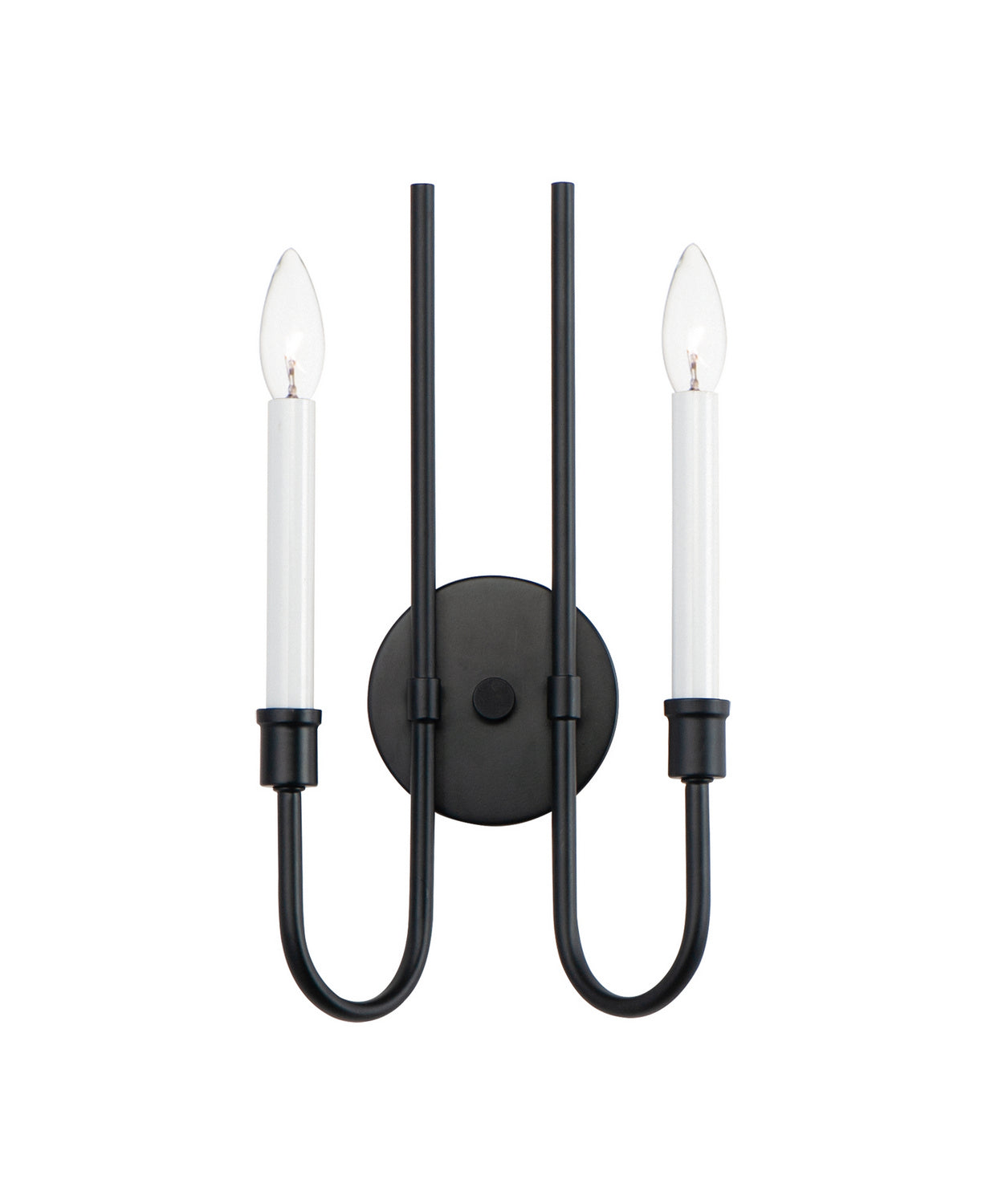 Maxim - 11282BK - Two Light Wall Sconce - Tux - Black