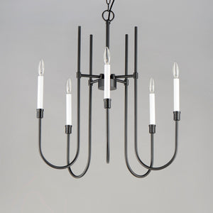 Maxim - 11289BK - Nine Light Chandelier - Tux - Black