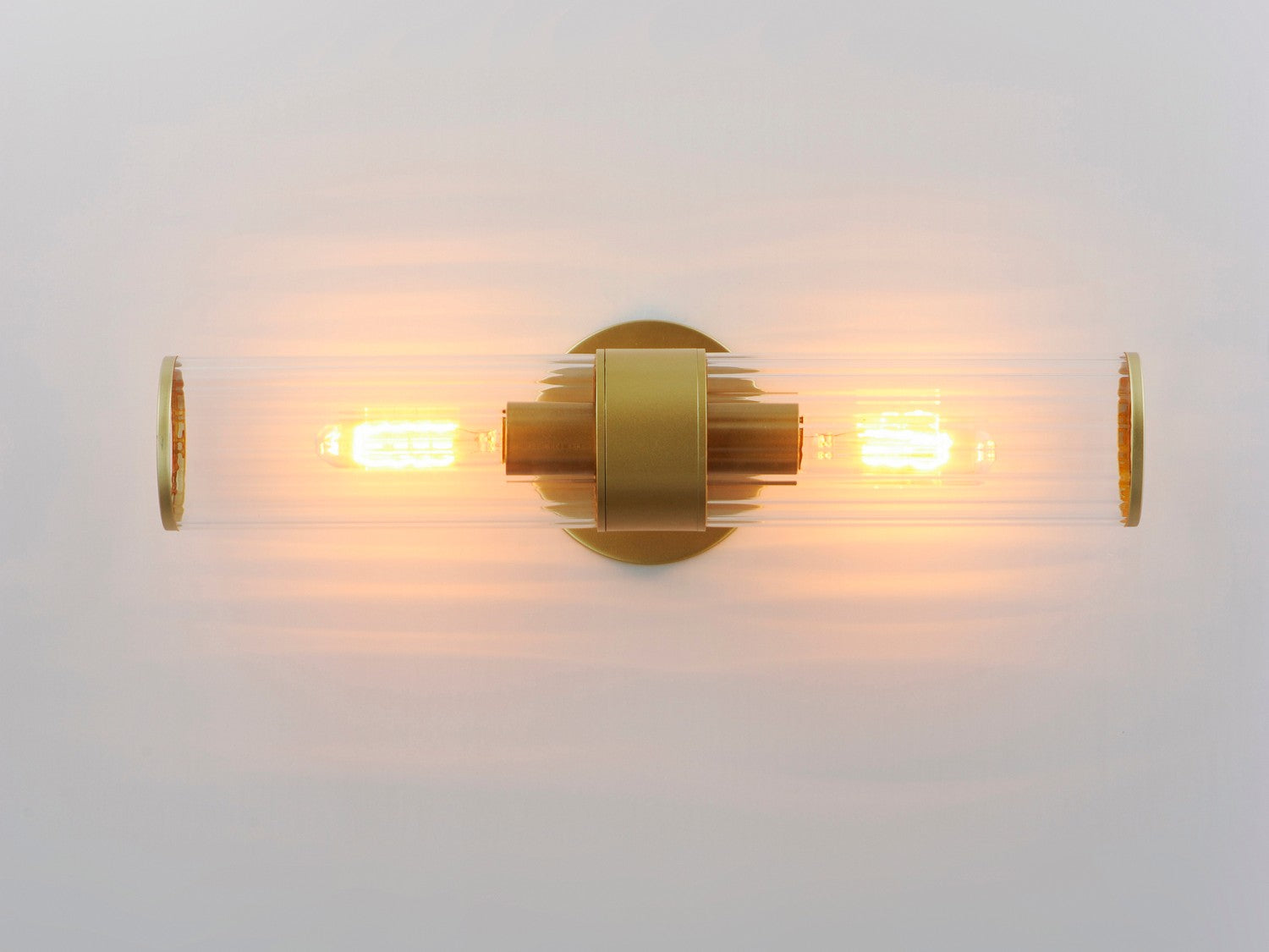 Maxim - 11472CRSBR - Two Light Wall Sconce - Crosby - Satin Brass