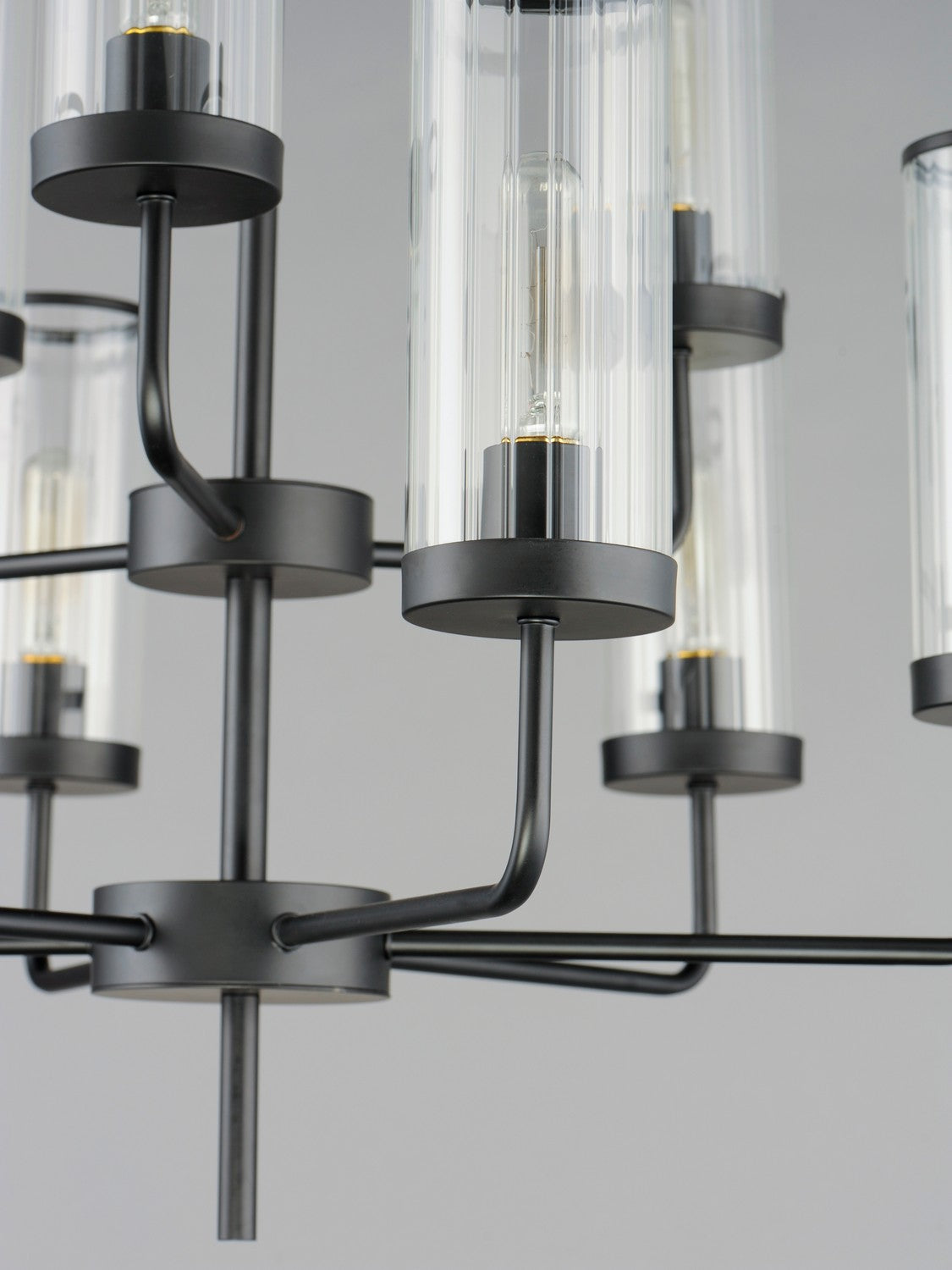 Maxim - 11479CRBK - Nine Light Chandelier - Crosby - Black