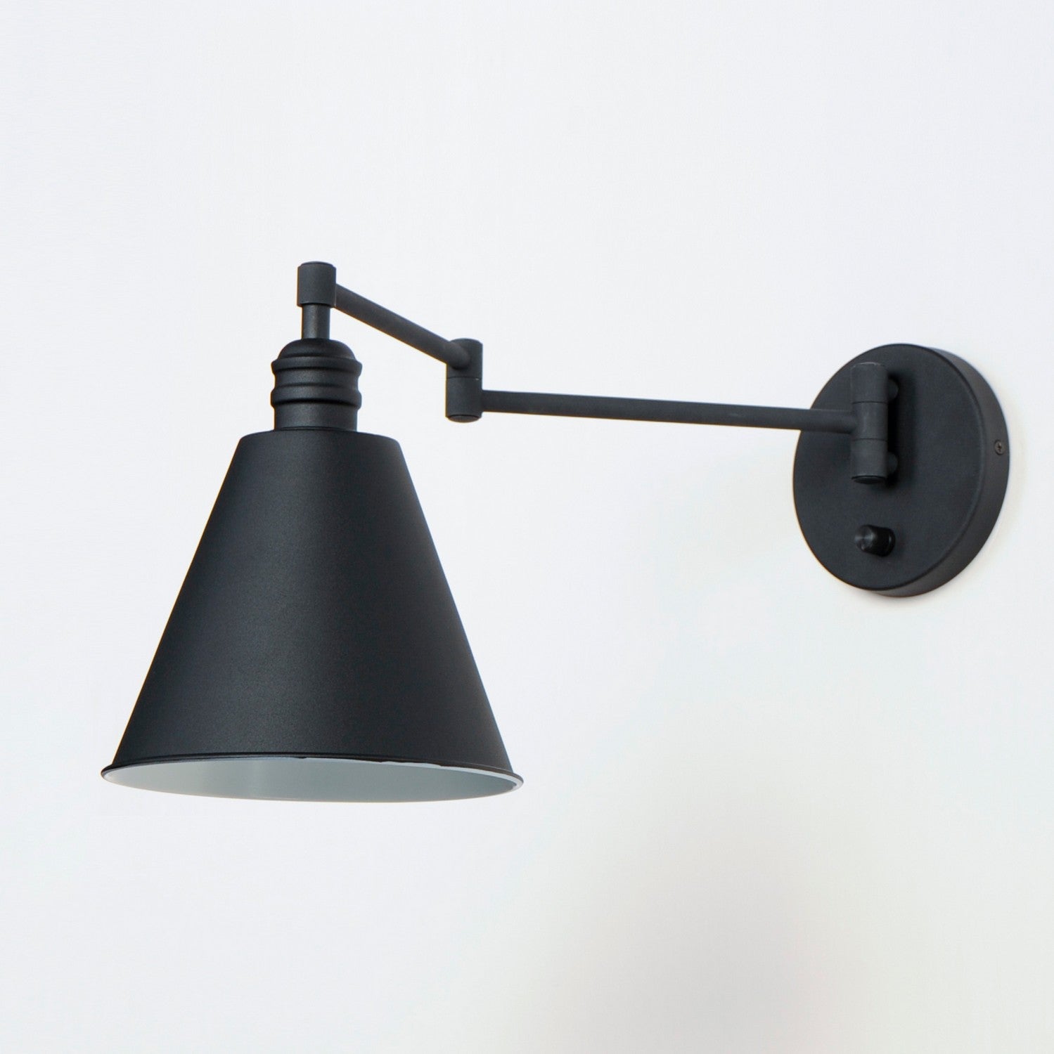 Maxim - 12220BK - One Light Wall Sconce - Library - Black