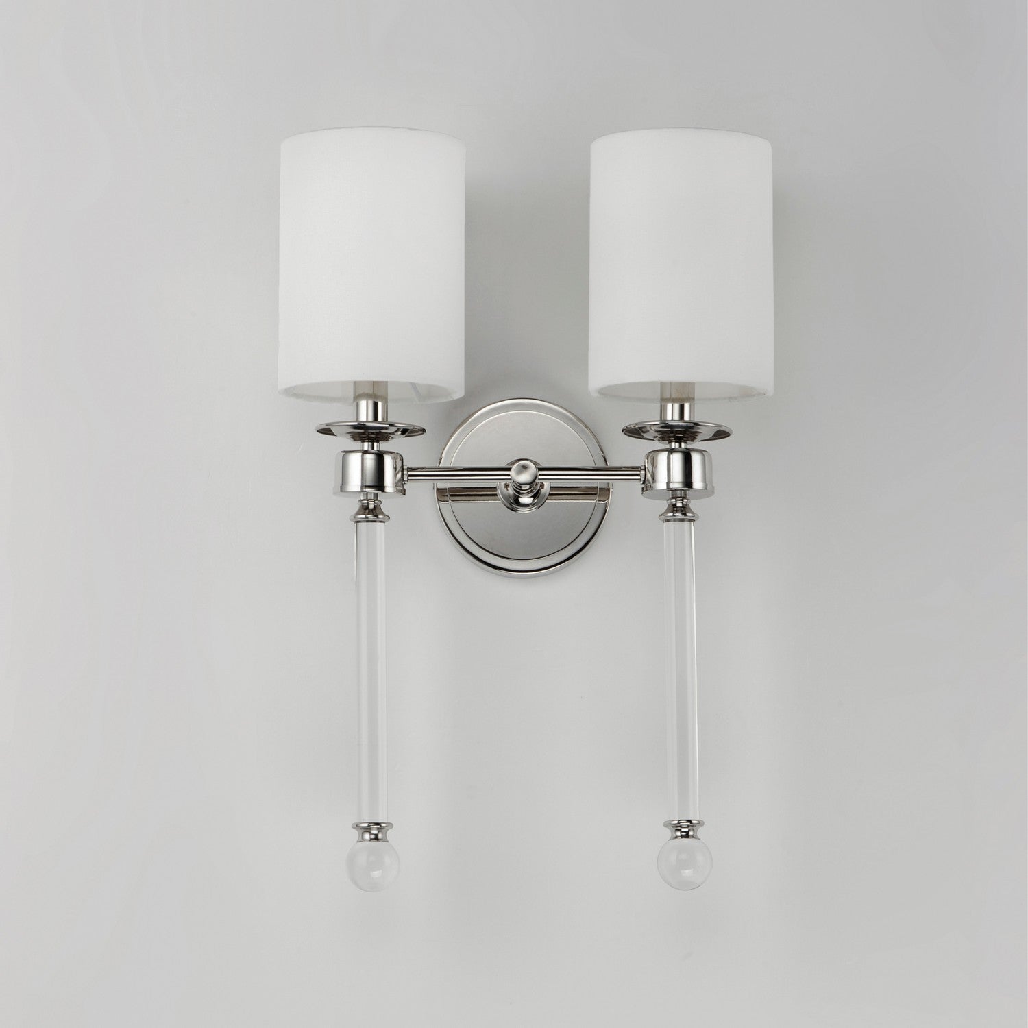 Maxim - 16108WTCLPN - Two Light Wall Sconce - Lucent - Polished Nickel