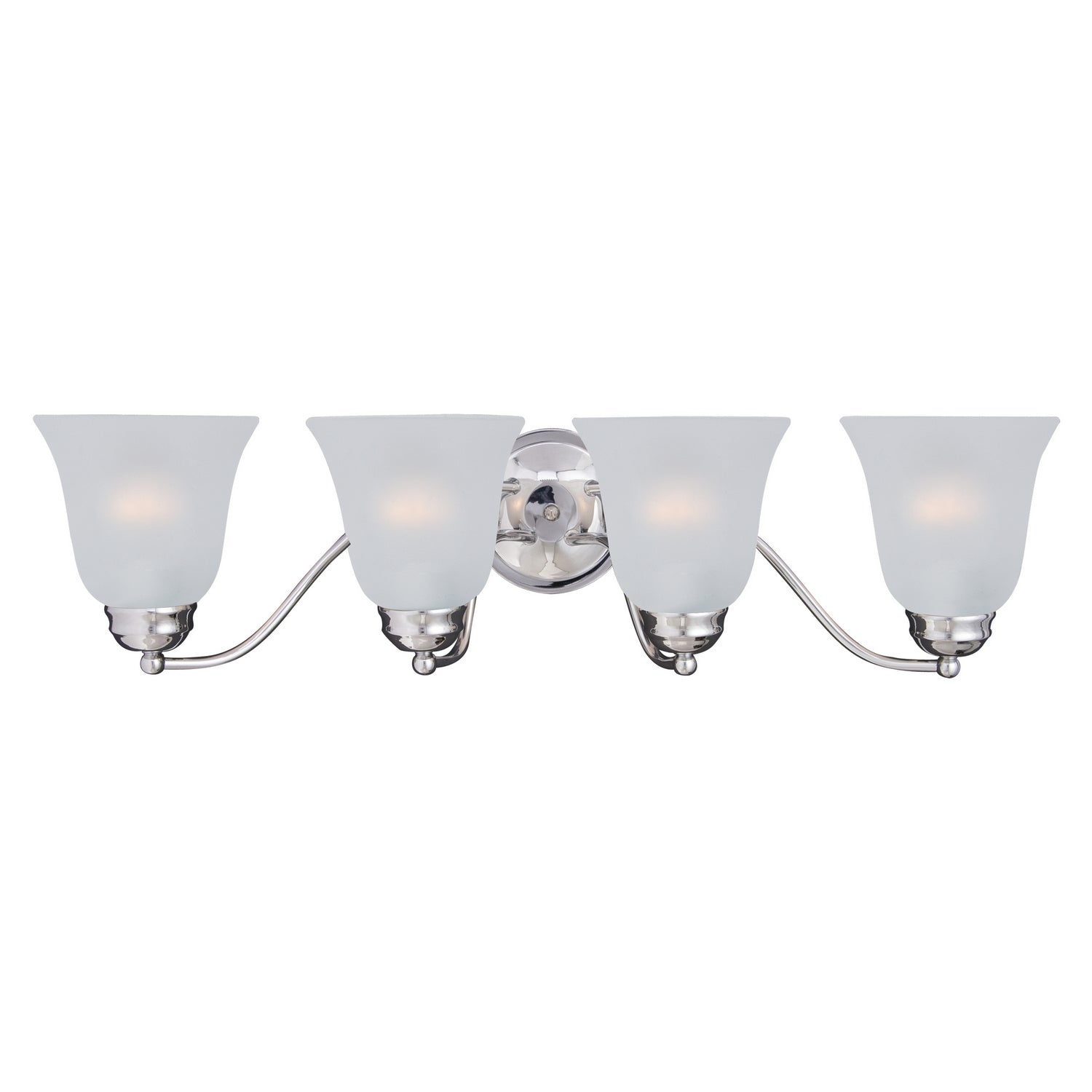 Maxim - 2123FTPC - Four Light Bath Vanity - Basix - Polished Chrome