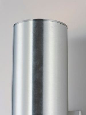 Maxim - 26103AL - Two Light Outdoor Wall Lantern - Outpost - Brushed Aluminum