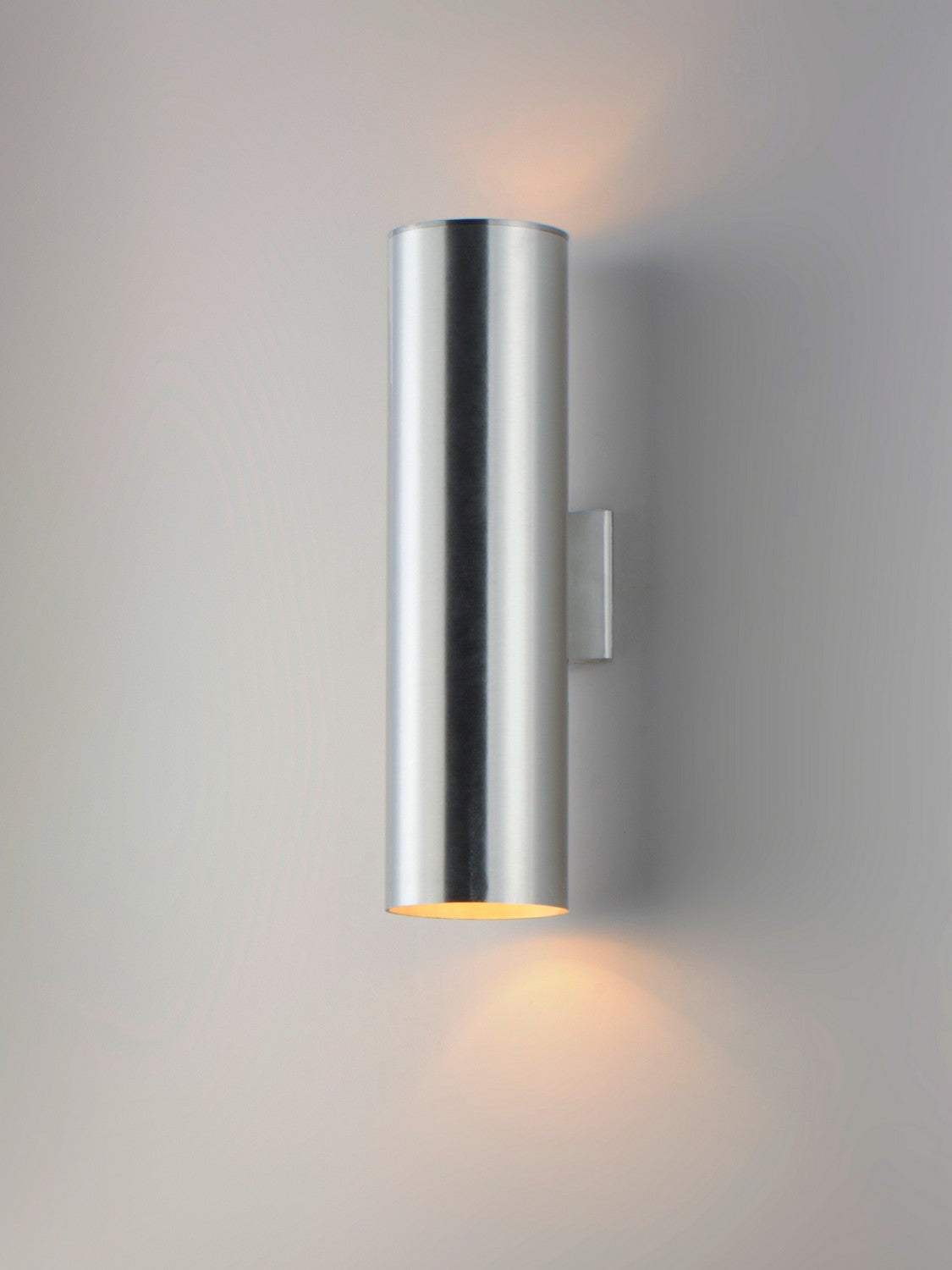 Maxim - 26105AL - Two Light Outdoor Wall Lantern - Outpost - Brushed Aluminum