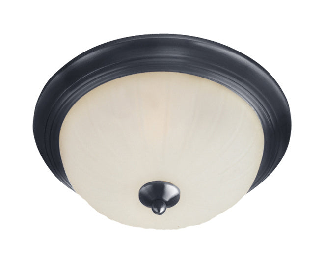 Maxim - 5831FTBK - Two Light Flush Mount - Essentials - 583x - Black