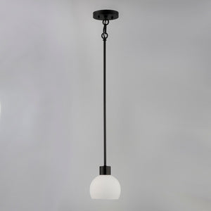 Maxim - 91270SWBK - One Light Mini Pendant - Coraline - Black