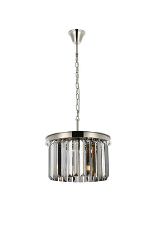 Elegant Lighting - 1238D16PN-SS/RC - Three Light Pendant - Sydney - Polished Nickel