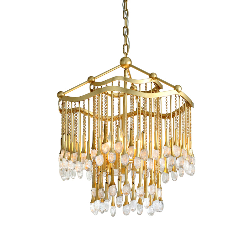 Corbett Lighting - 286-06-GL - Six Light Chandelier - Kiara - Gold Leaf