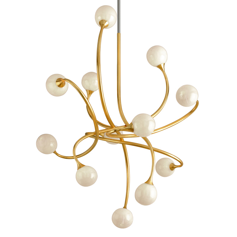 Corbett Lighting - 294-012-GL - 12 Light Chandelier - Signature - Gold Leaf