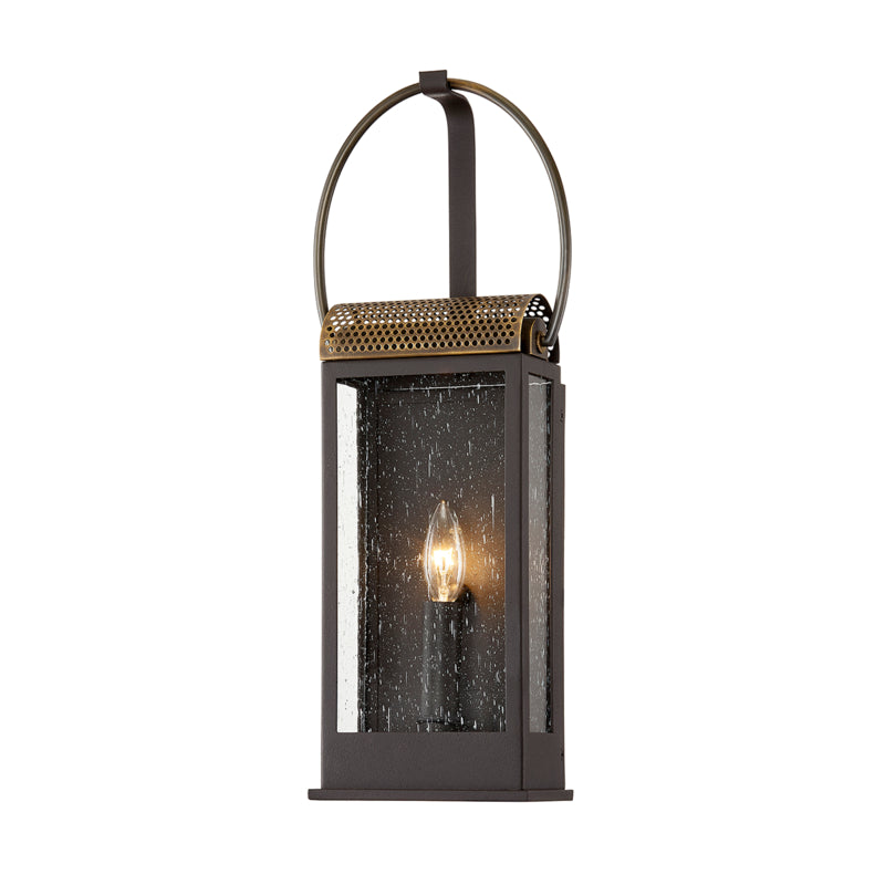 Troy Lighting - B7421-HZ/BR - One Light Wall Sconce - Holmes - Holmes Bronze/Brass