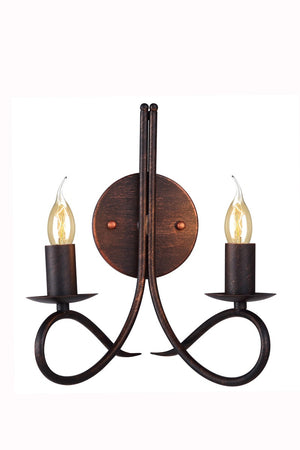 Elegant Lighting - 1452W9DB - Two Light Wall Sconce - Lyndon - Dark Bronze