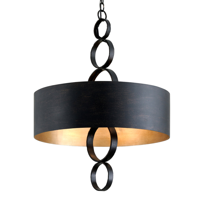 Troy Lighting - F7235-CH - Six Light Chandelier - Rivington - Charred Copper