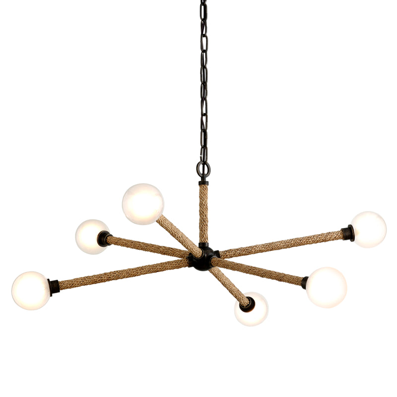 Troy Lighting - F7256-BRZ - Six Light Chandelier - Nomad - Bronze