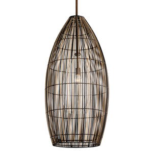 Troy Lighting - F7533-TBZ - One Light Pendant - Holden - Textured Bronze