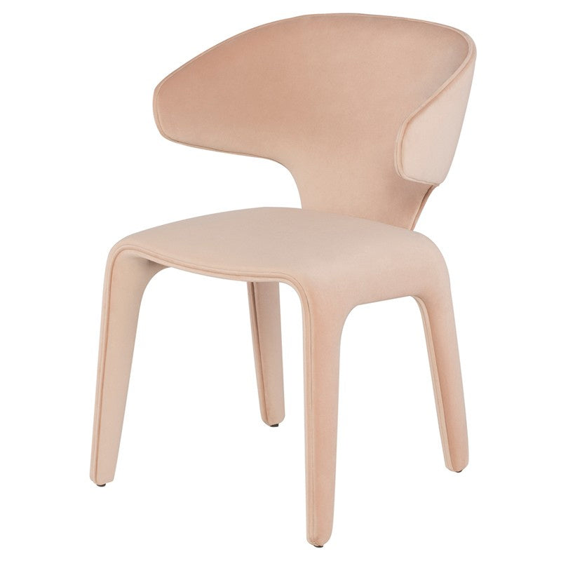 Nuevo - HGNE166 - Dining Chair - Bandi - Peach Velour