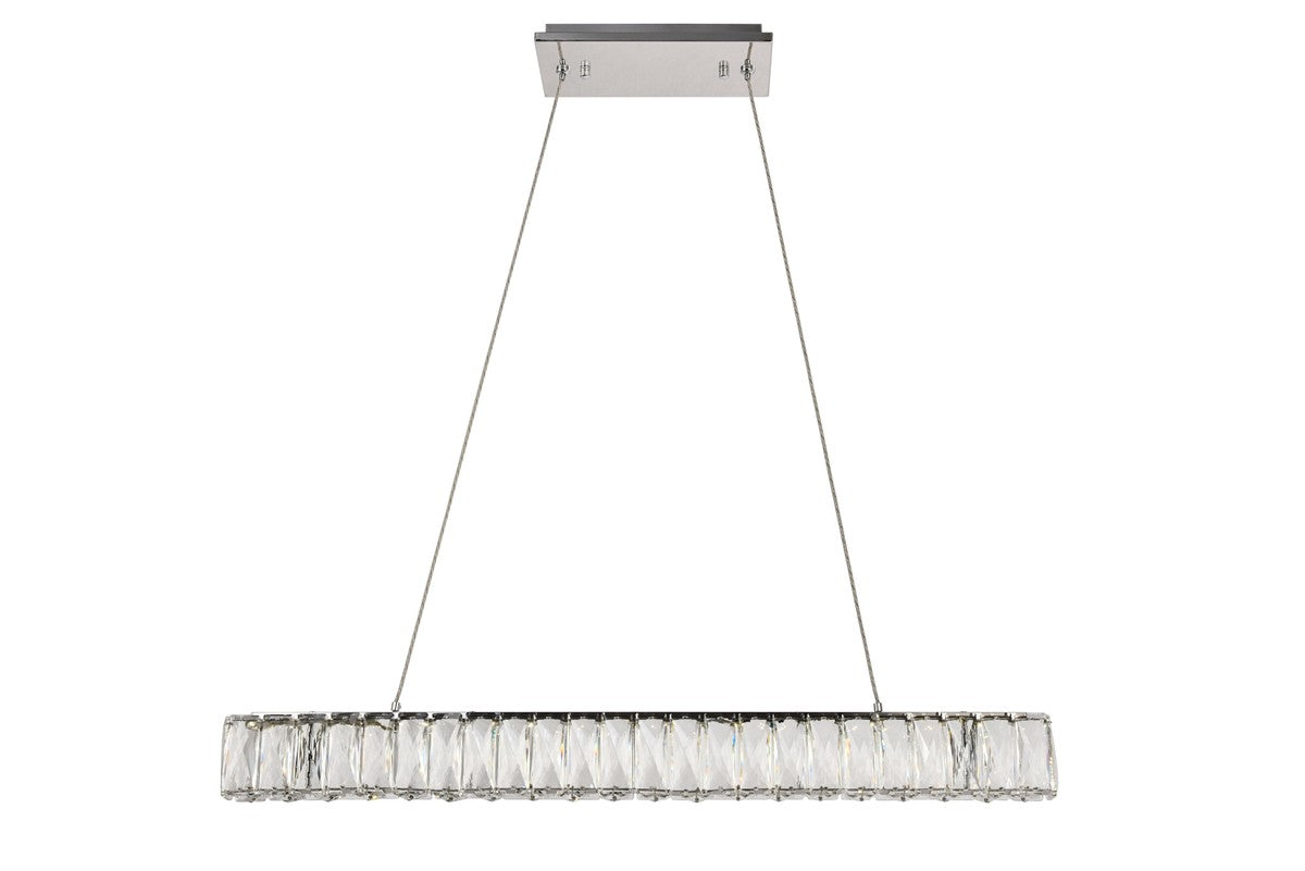 Elegant Lighting - 3502D31C - LED Chandelier - Monroe - Chrome