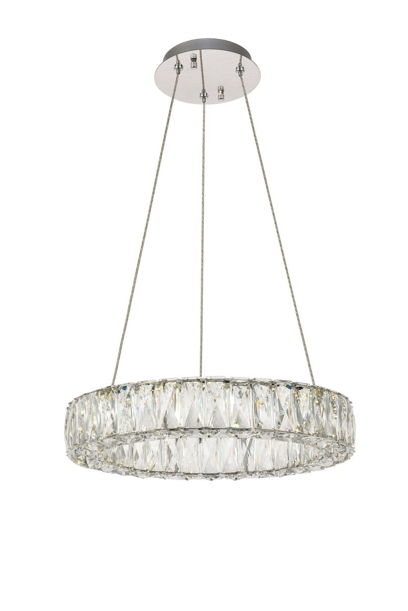 Elegant Lighting - 3503D17C - LED Chandelier - Monroe - Chrome