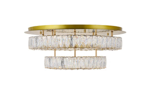 Elegant Lighting - 3503F26L2G - LED Flush Mount - Monroe - Gold