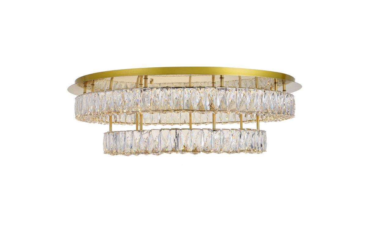 Elegant Lighting - 3503F33L2G - LED Flush Mount - Monroe - Gold