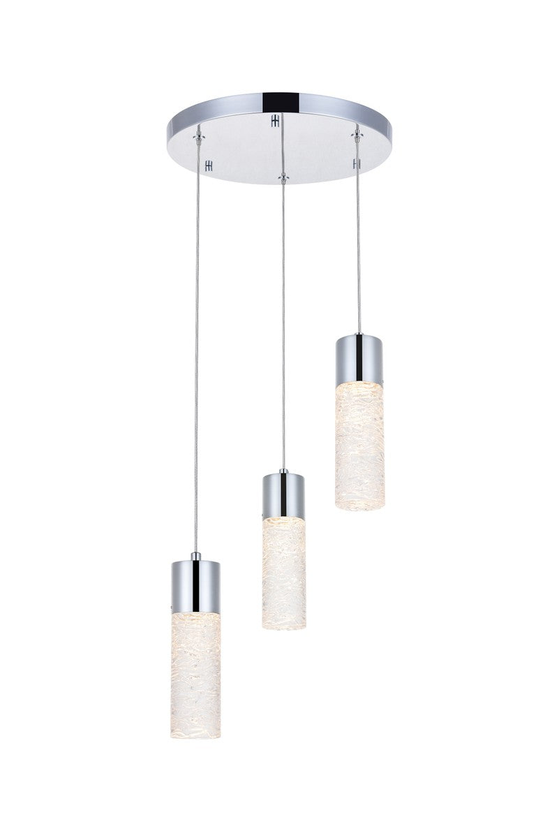 Elegant Lighting - 5200D12C - LED Pendant - Constellation - Chrome