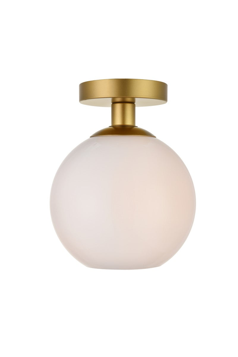 Elegant Lighting - LD2205BR - One Light Flush Mount - BAXTER - Brass