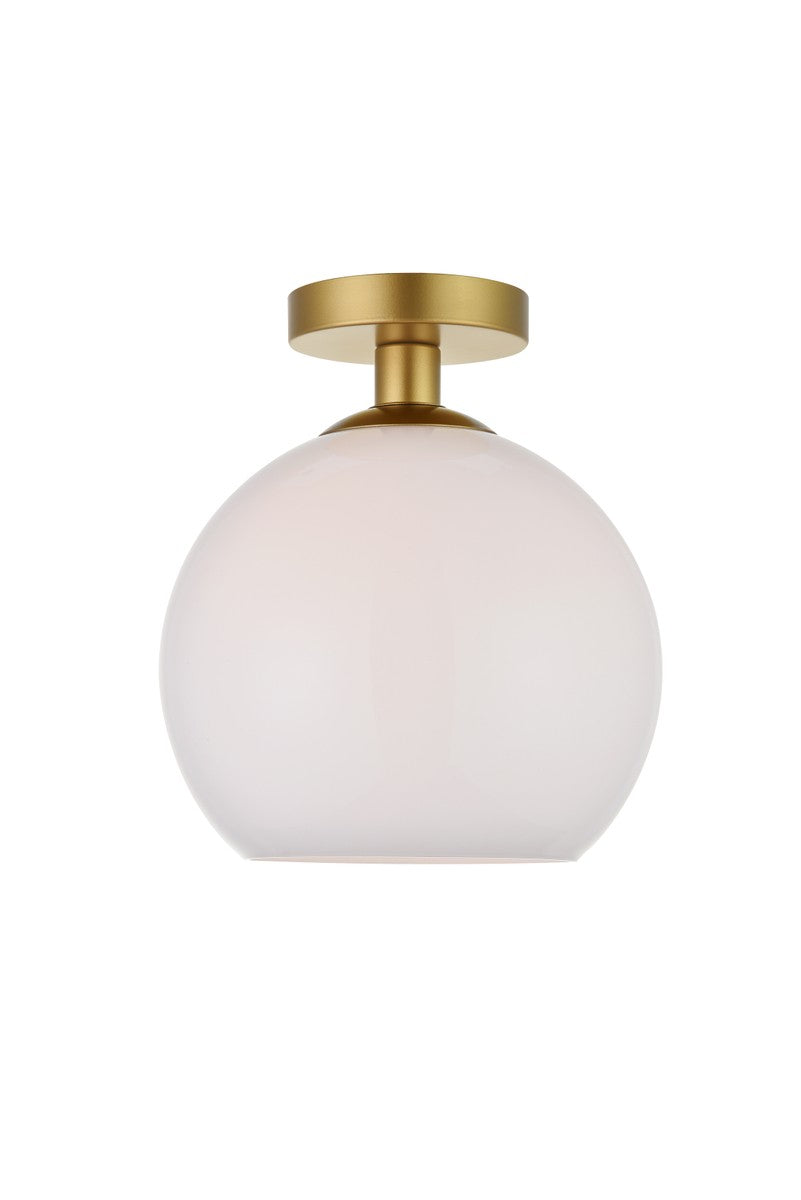 Elegant Lighting - LD2211BR - One Light Flush Mount - BAXTER - Brass