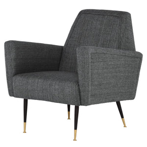 Nuevo - HGSC366 - Occasional Chair - Victor - Dark Grey Tweed