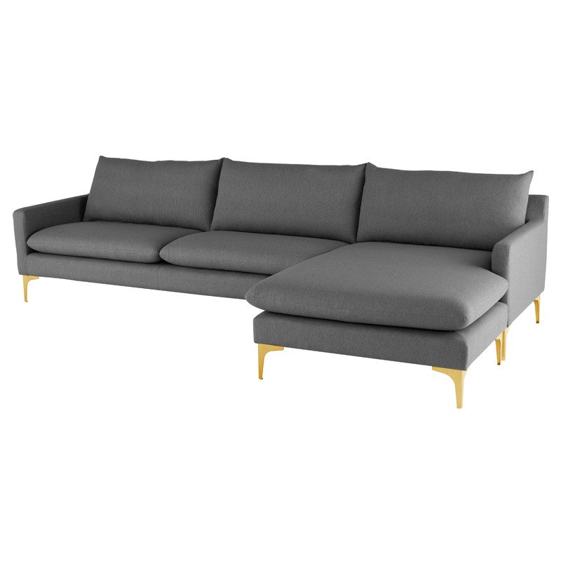 Nuevo - HGSC483 - Sectional - Anders - Slate Grey