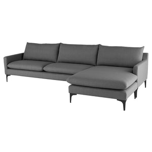 Nuevo - HGSC487 - Sectional - Anders - Slate Grey