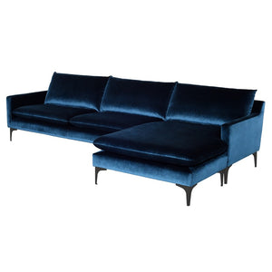 Nuevo - HGSC489 - Sectional - Anders - Midnight Blue