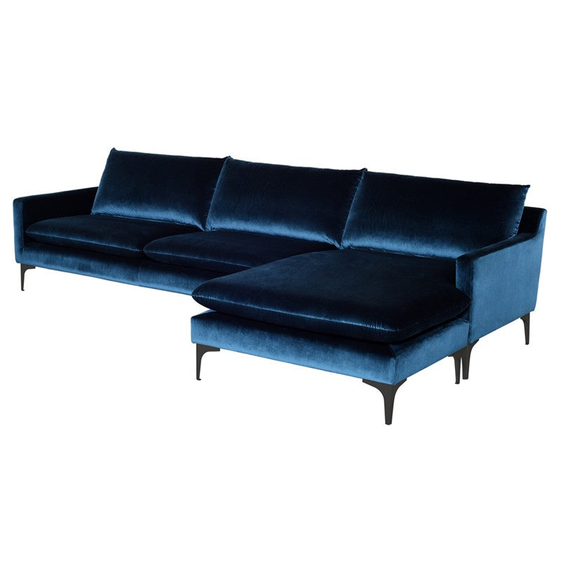 Nuevo - HGSC489 - Sectional - Anders - Midnight Blue