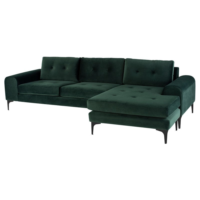 Nuevo - HGSC512 - Sectional - Colyn - Emerald Green