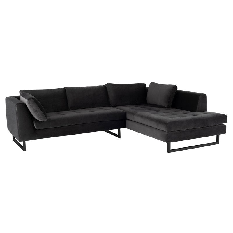 Nuevo - HGSC531 - Sectional - Janis - Shadow Grey