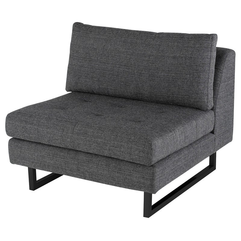 Nuevo - HGSC544 - Sofa Extension - Janis - Dark Grey Tweed