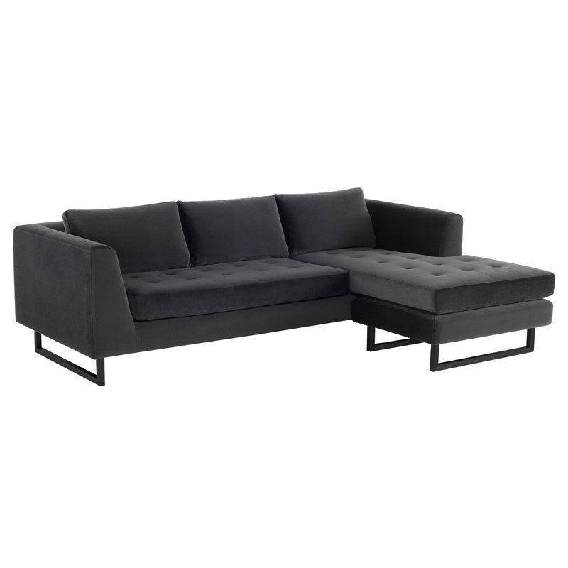 Nuevo - HGSC560 - Sectional - Matthew - Shadow Grey