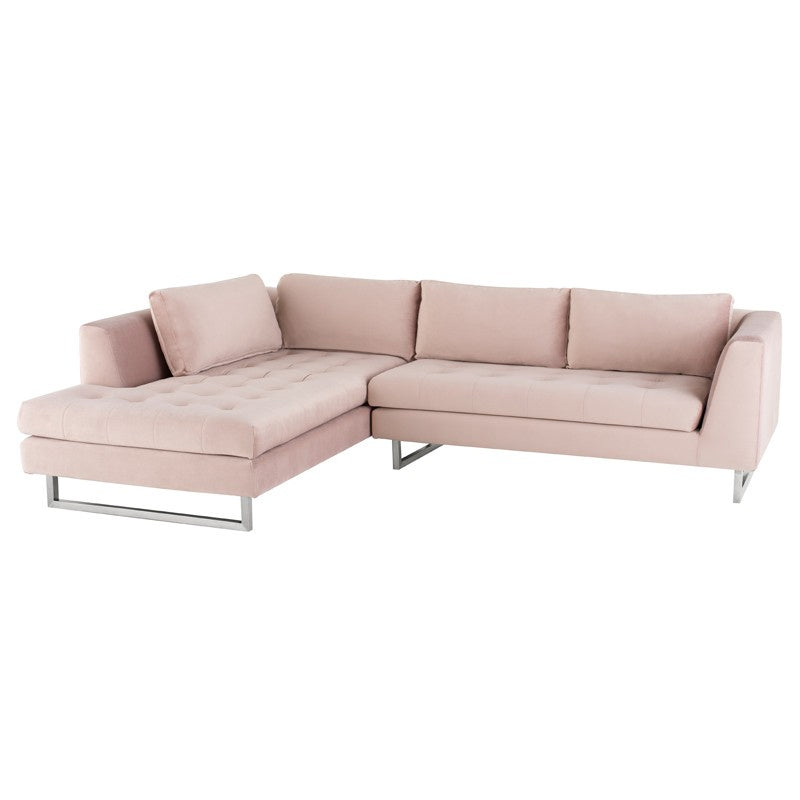 Nuevo - HGSC591 - Sectional - Janis - Blush