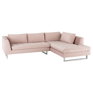 Nuevo - HGSC593 - Sectional - Janis - Blush